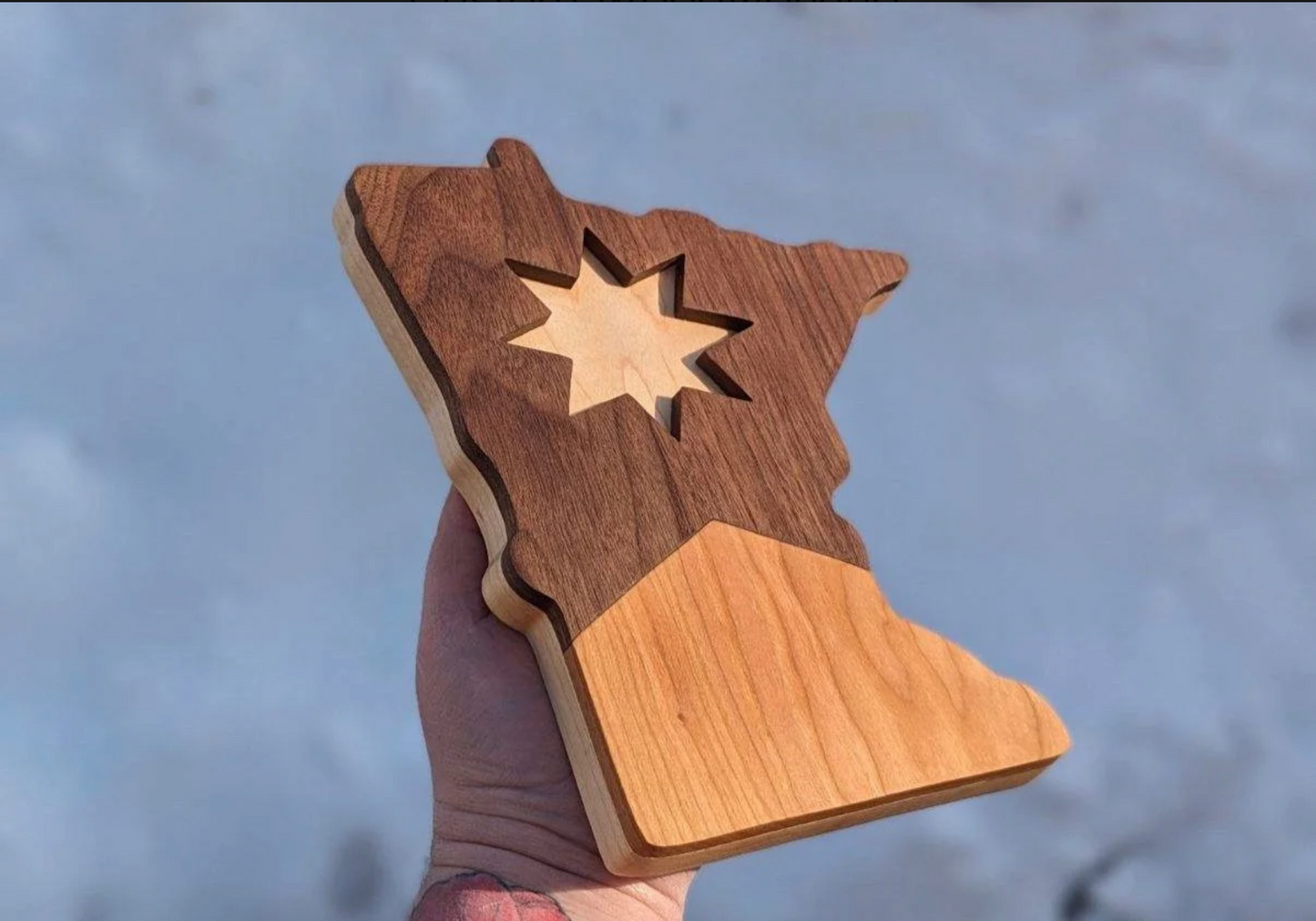 Wooden Minnesota Wall Decor